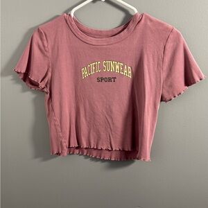 Pacific Sunwear Mauve Graphic Tee